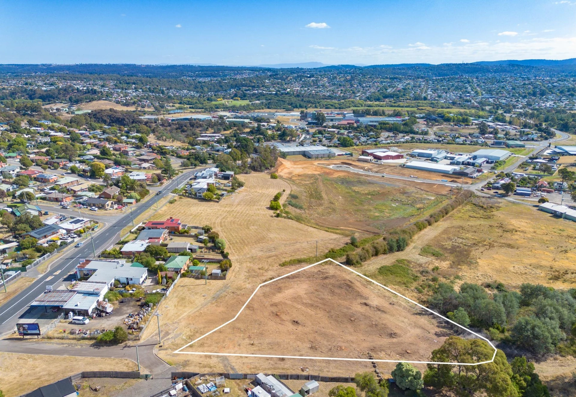 An outline of the Waverley, Tasmania development